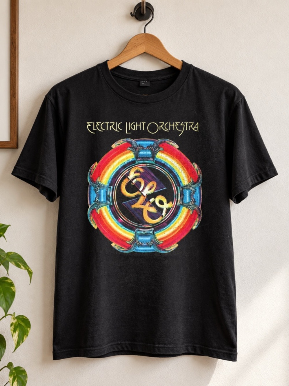 Gildan Black Electric Light Orchestra Graphic Tee